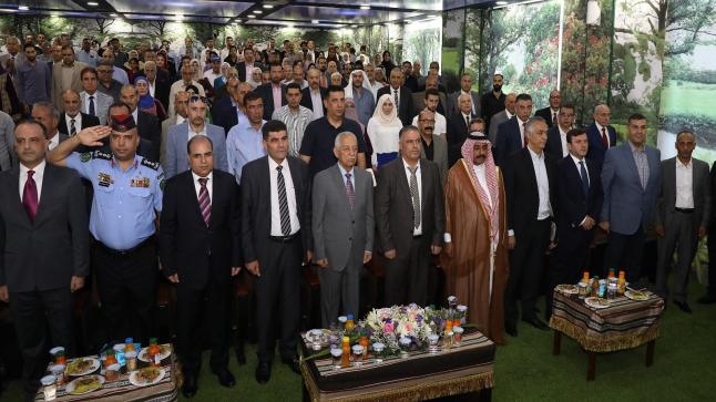 العيسوي يرعى الإحتفال الوطني الذي نظمته بلدية المزار الشمالي بمحافظة اربد ” نفرح بالحسين