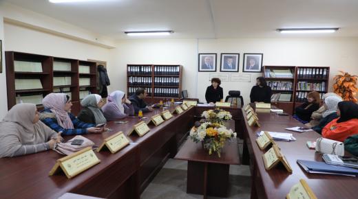 وفد من جمعية النساء العربيات وجامعة برشلونة يزور جامعة الزرقاء