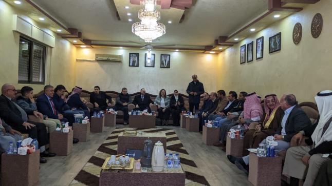 الميثاق الوطني : يعقد لقاء استقطابيا في لواء الحسينية بمحافظة معان