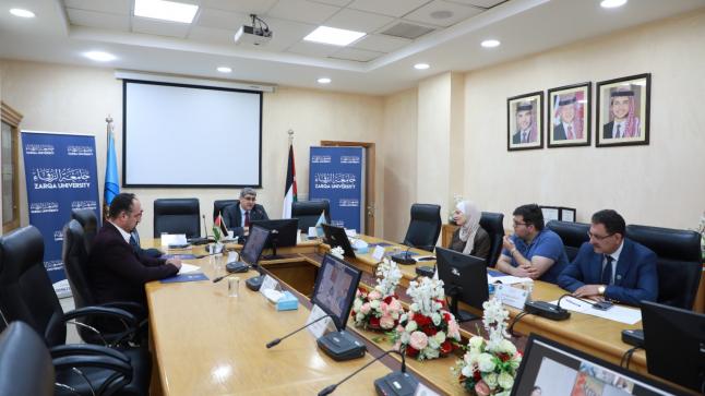 تعزيز التعاون الاكاديمي بين جامعة الزرقاء وجامعة خيبر الباكستانية