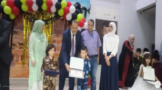 العتوم.. تشارك عطوفه مدير. تنميه الرصيفه السيد عمر الروسان ومدير تربيتها ينوب عنه الدكتوره امل طيفور تخريج.. اطفال جميعه الطالب الفقير