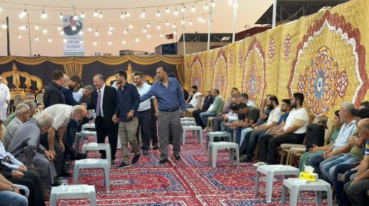 بالصور.. اجتماع حاشد للمرشح نعمان الدراغمة الطوباسي في الزرقاء