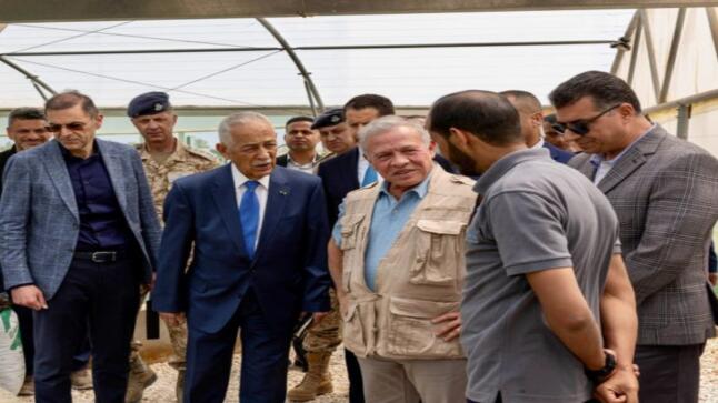 الملك يزور مشروع الجفر للاستزراع السمكي أحد مشاريع المبادرات الملكية لتعزيز التنمية