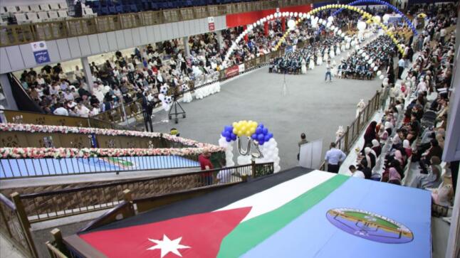 جامعة الزرقاء تختتم حفل تخريج «فوج النشامى