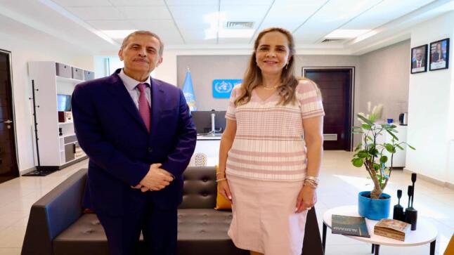 *ممثلة منظمة الصحة العالمية في الأردن تستقبل رئيس جمعية المستشفيات الخاصة*