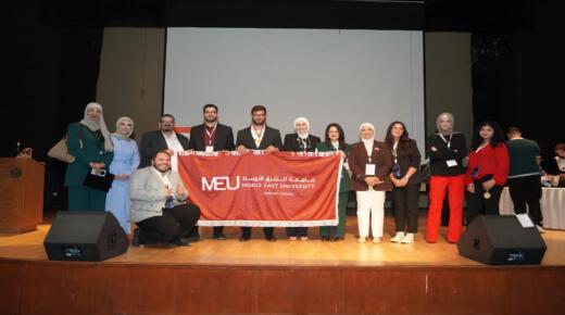 جامعة الشرق الأوسط تحصد جائزة أفضل عرض تقديمي في مسابقة PMI Jordan الوطنية لإدارة المشاريع