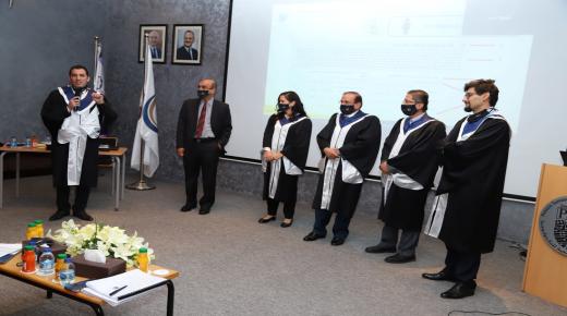 مناقشة أول أطروحة دكتوراة في جامعة الأميرة سمية للتكنولوجيا