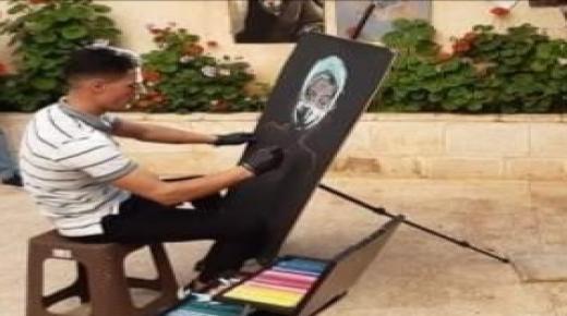 أمجد أمين شاب أردني عشق الرسم فأبدع