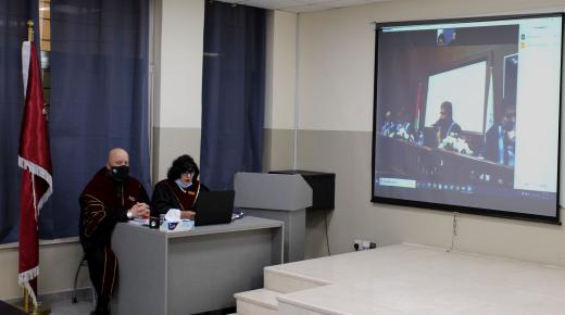 جامعة الشرق الاوسط MEU تحتضن مناقشة ماجستير لجامعة الأزهر- غزة 
