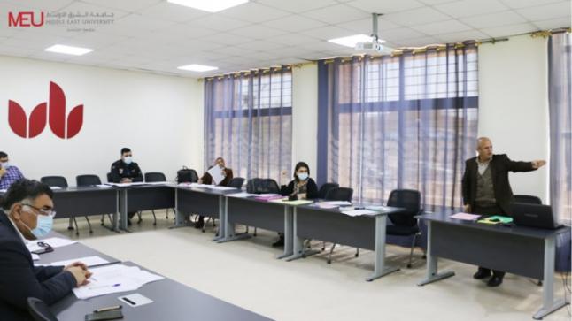 جامعة الشرق الأوسط MEU تعقد ورشة عمل متخصصة حول تطوير المناهج التعليمية المهنية بتقنية  “DACUM” ضمن الرؤية المستقبلية لمئوية الدولة الأردنية