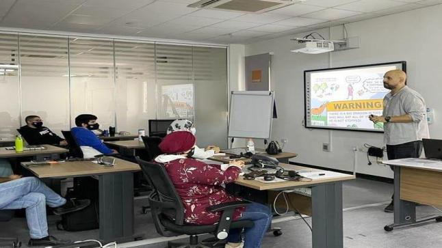 أورنج تعقد ورشة “التفكير الإبداعي” بالشراكة مع الرسّام عمر عدنان العبداللات