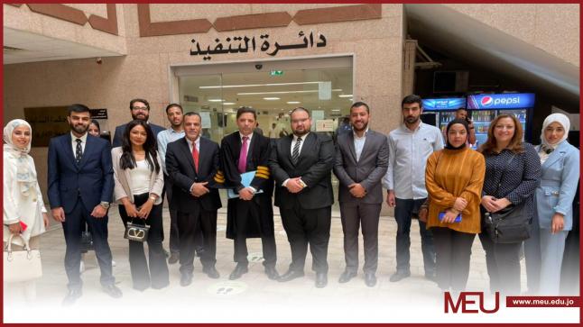 زيارة تدريبية لـ”حقوق الشرق الأوسط” إلى محكمة بداية عمان