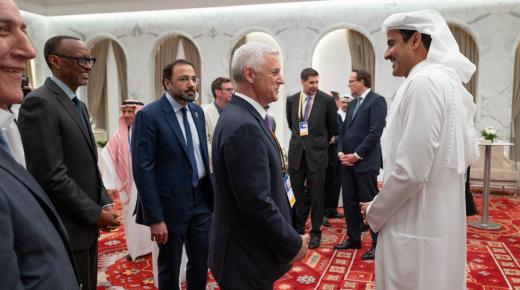 قطر : سمو الأمير يحضر حفل استقبال منتدى قطر الاقتصادي 2023