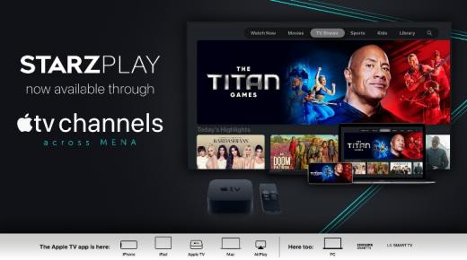 شركة STARZPLAY تطلق خدماتها عبر قنوات Apple TV في منطقة الشرق الأوسط وشمال أفريقيا