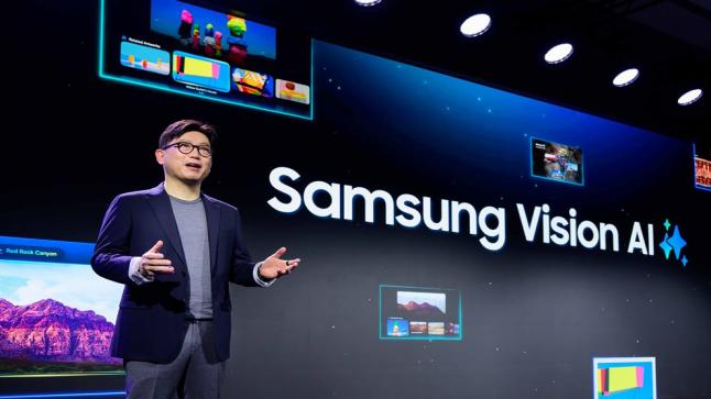 سامسونج للإلكترونيات تكشف عن تقنية Samsung Vision AI وابتكارات جديدة لشاشاتها