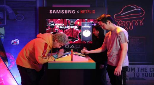 سامسونج تتعاون مع نيتفليكس لإضفاء الحيوية على عالم مسلسل Squid Game عبر تجربة حية وغامرة