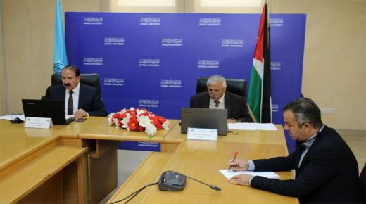 رئيس جامعة الزرقاء يلتقي الطلبة المستجدين 