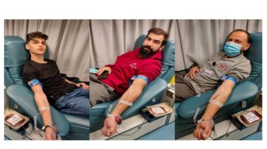 جامعة الشرق الأوسط تنظم حملة تبرع بالدم بالتعاون مع وزارة الصحة