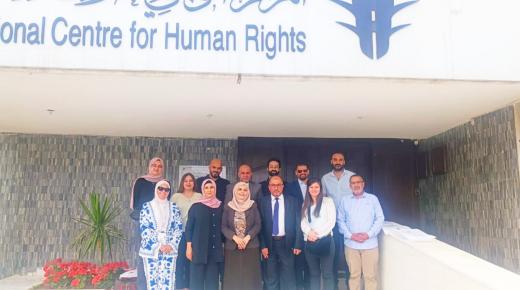 فريق من كبار موظفي قرى الأطفال SOS يزور الوطني لحقوق الإنسان