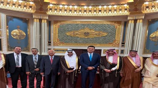 رئيس مجلس الشورى السعودي الشيخ الدكتور عبدالله آل شيخ يعقد مباحثات مع رئيس مجلس النواب الاردني أحمد الصفدي