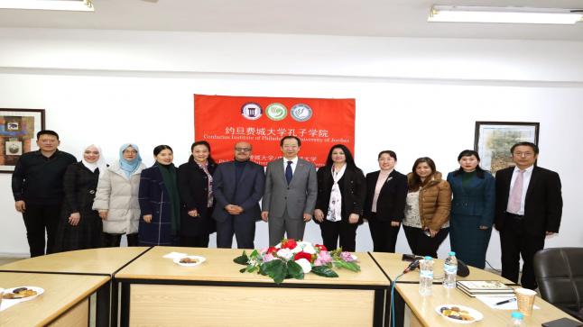زيارة ودية تعزز التعاون الثقافي بين السفارة الصينية وجامعة فيلادلفيا