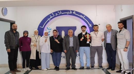 أبطال فيلادلفيا يحصدون الذهب في التايكوندو ويتألقون في بطولة الجامعات الأردنية