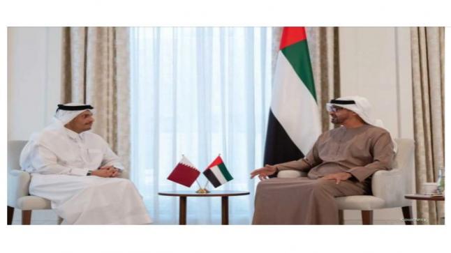 وزير خارجية قطر يلتقي ولي عهد أبو ظبي في العاصمة الإماراتية