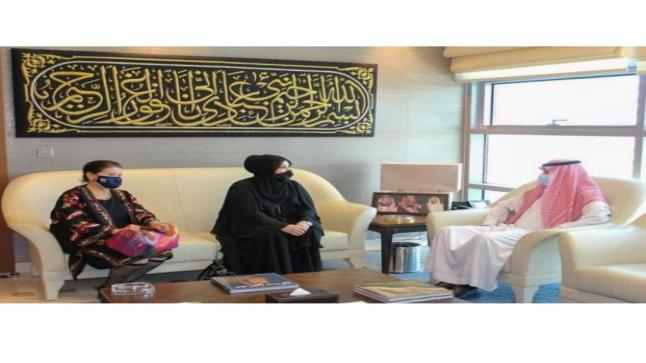 سفير خادم الحرمين الشريفين لدى الأدرن نايف بن بندر السديري يلتقي رئيسة الاتحاد النسائي الأردني العام الدكتورة ميسون تليلان السليم