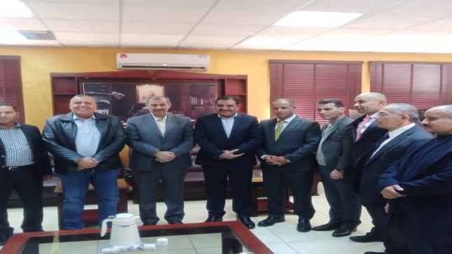 الحكام الإداريين في محافظة الزرقاء ، يودعون محافظهم عطوفة حجازي عساف بمناسبة التقاعد