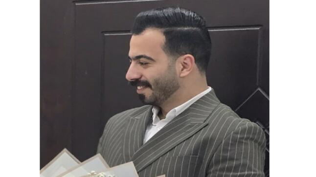 قراءة فاتحة عمار فراس العرابي على الأنسه الصيدلانية هبة ابو شنب .. مبارك