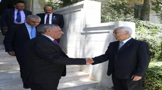 العيسوي يلتقي وفد من اهالي ووجهاء لواء الشوبك