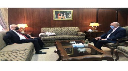 العذاري يلتقي رئيس مجلس الأعيان الأردني