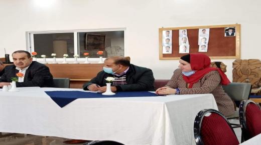 مساعد المدير العام للشؤون الفنية يقوم بزيارة تفقدية لمعهد تدريب أبونصير