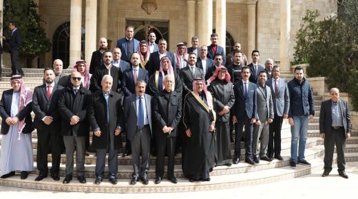 خلال لقائهم رئيس الديوان الملكي الهاشمي شيوخ ووجهاء وشباب عشائر أهل الجبل والرجوب: ثقتنا بمواقف وجهود الملك تعانق السماء