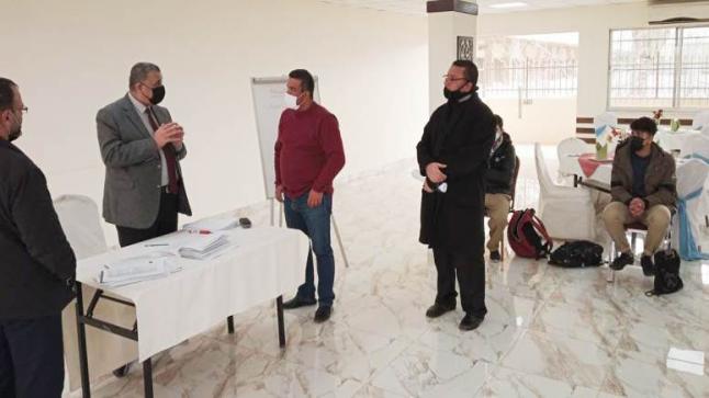 مدير عام التدريب المهنيّ يقوم بجولة تفقدية لمعهدي سحاب والقويسمة