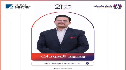 محمد عبد السلام العودات يعلن برنامجه الانتخابي لانتخابات المجلس الشبابي في جامعة اربد الأهلية