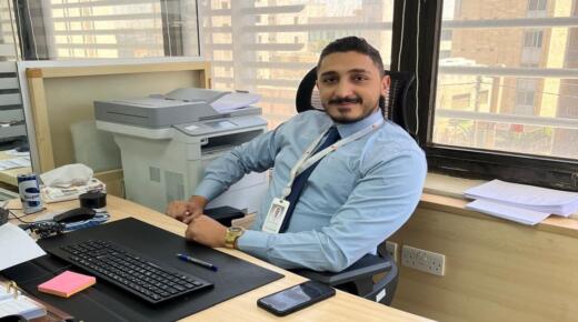 شكر وتقدير للسيد محمد الصويص من دائرة عمليات الحسابات في البنك الاسلامي الاردني