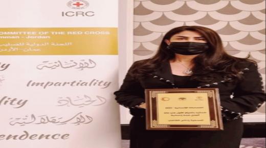 الزميلة القاضي تحقق فوزا جديدا في عالم الصحافة