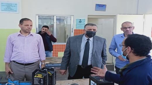 قطيشات يقوم بجولة تفقدية لمعاهد عين الباشا