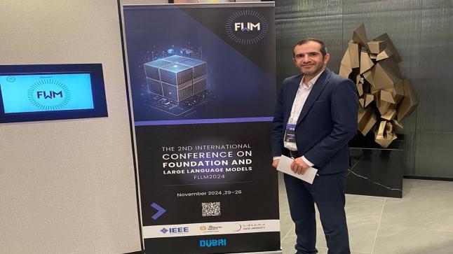 اكاديمي بجامعة الزرقاء يشارك في مؤتمر FLLM2024