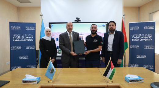 جامعة الزرقاء توقع اتفاقية نشر أبحاث مع مكتب الخالد للترجمة