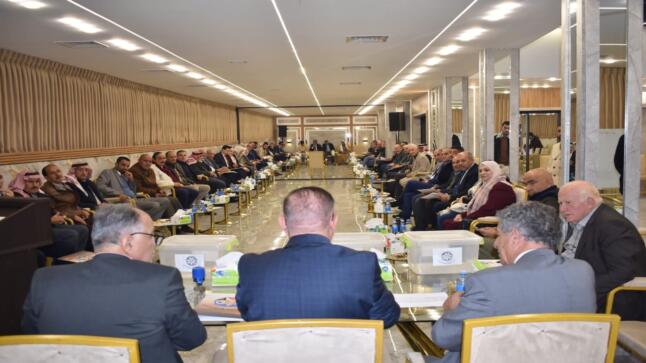 علي عليان الزبون رئيس ديوان آل عليان/ الزبون/ بني حسن ينضم الى حزب المستقبل