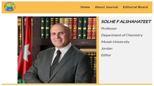 اختيار البرسفور ” د. صلحي الشحاتيت “عضو هيئة تحرير بالمجلة الأمريكية