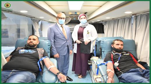 نجاح كبير لحملة التبرع بالدم في مستشفى الكندي – صور