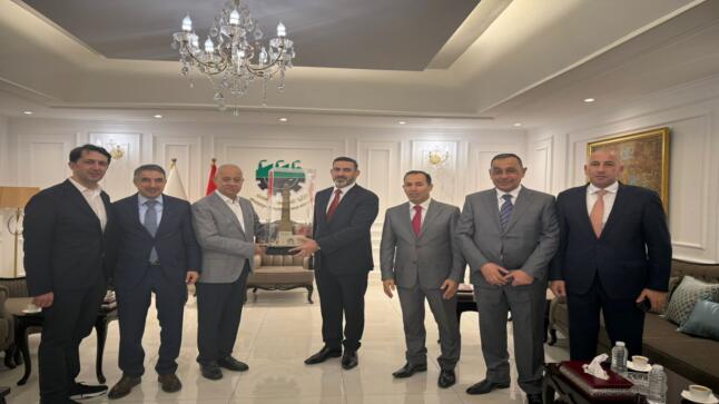الجغبير: وفد صناعي  يلتقي وزراء ويبحث تعزيز التبادل التجاري مع العراق