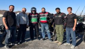 وصول تامر بكر الخلايله (ابو بكر) بدراجته الخاصة الى عمان برحلة انطلقت من مانشستر في بريطانيا