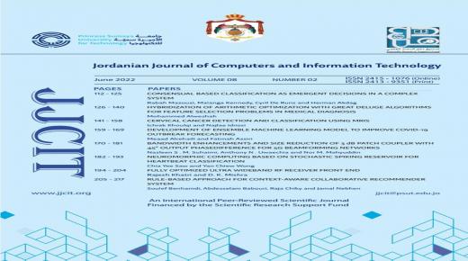 عدد جديد من المجلة الأردنية للحاسوب وتكنولوجيا المعلومات في جامعة الأميرة سمية للتكنولوجيا