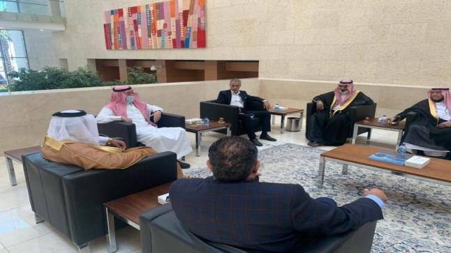سفير المملكة العربية السعودية لدى الملكة الأردنية الهاشمية يستقبل اعضاء في مجلس النواب الأردني