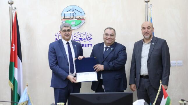 جامعة الزرقاء تكرّم أعضاء هيئة التدريس المشاركين في برنامج “المقيم المعتمد” للكليات الصحية