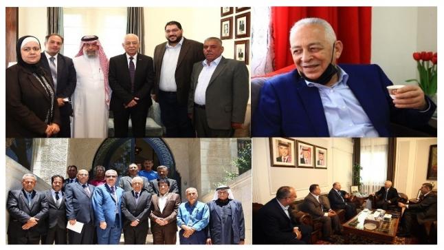 العيسوي يلتقي وفداً من اوصرة وجمعية سواعد وطن ونادي شباب فقوع – صور